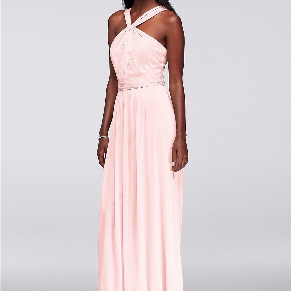 NWT David’s Bridal Pink Bridesmaid Dress Size 2